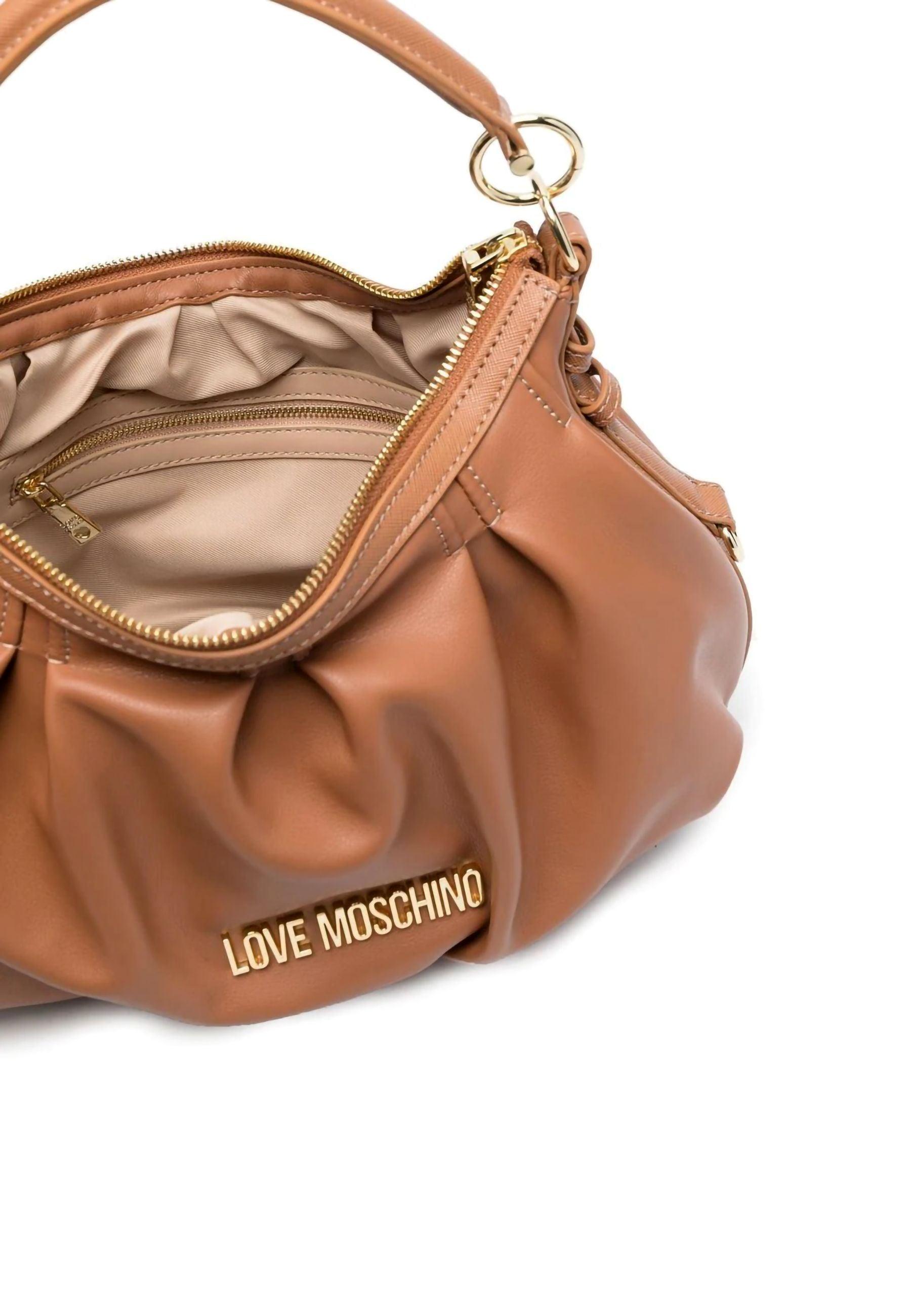 LOVE MOSCHINO Borsa Hobo Camel JC4040PP1GLE120A - Sandrini Calzature e Abbigliamento