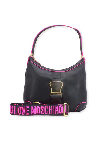 LOVE MOSCHINO Borsa Hobo Nero Fuxia JC4366PP0FKH100B - Sandrini Calzature e Abbigliamento