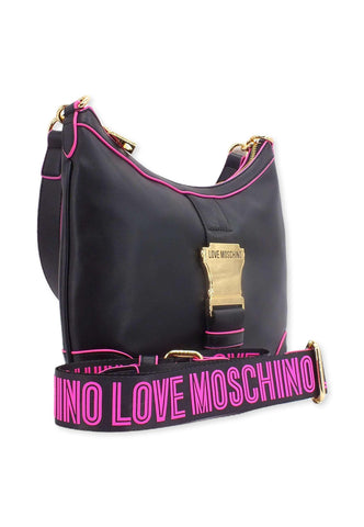 LOVE MOSCHINO Borsa Hobo Nero Fuxia JC4366PP0FKH100B - Sandrini Calzature e Abbigliamento