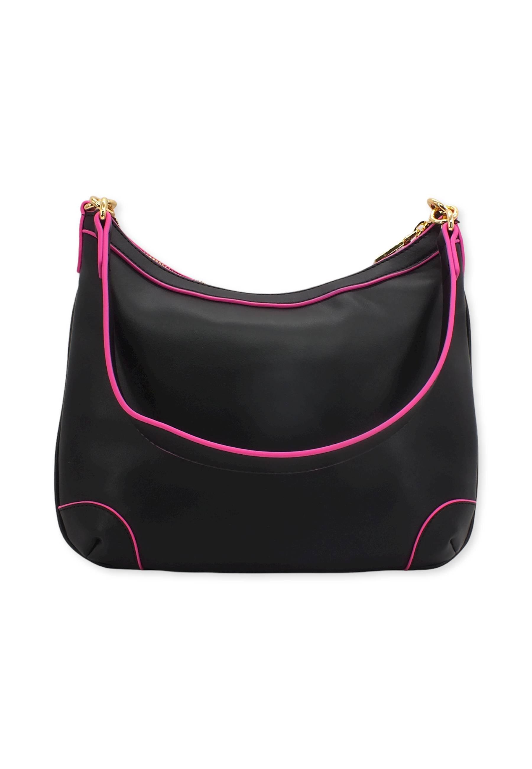 LOVE MOSCHINO Borsa Hobo Nero Fuxia JC4366PP0FKH100B - Sandrini Calzature e Abbigliamento