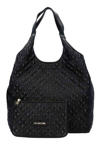 LOVE MOSCHINO Borsa Hobo Quilted Nero JC4070PP1HLA0000 - Sandrini Calzature e Abbigliamento