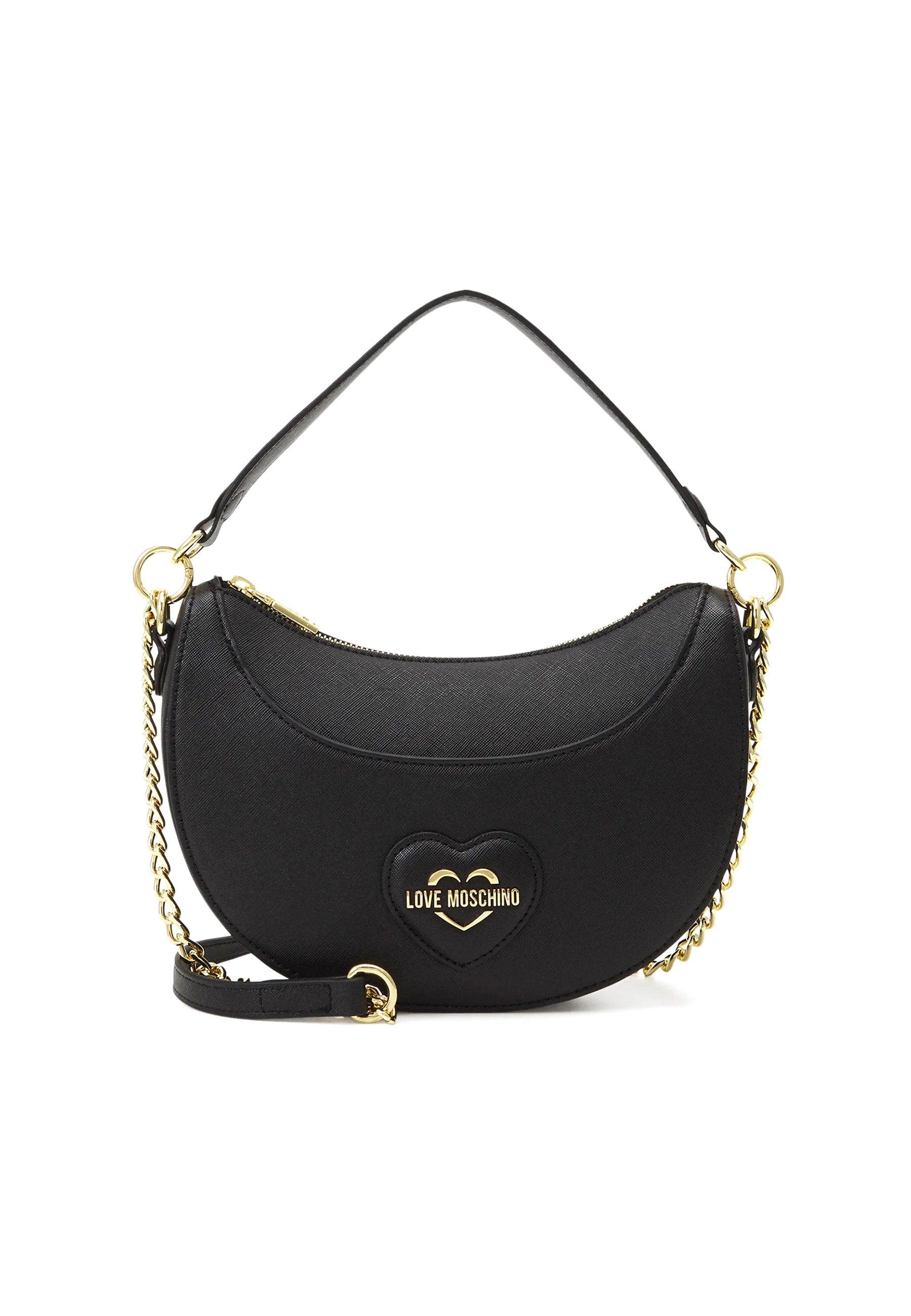 LOVE MOSCHINO Borsa Hobo Rigida Nero JC4262PP0HKL0000 - Sandrini Calzature e Abbigliamento