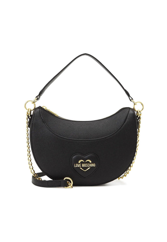 LOVE MOSCHINO Borsa Hobo Rigida Nero JC4262PP0HKL0000 - Sandrini Calzature e Abbigliamento