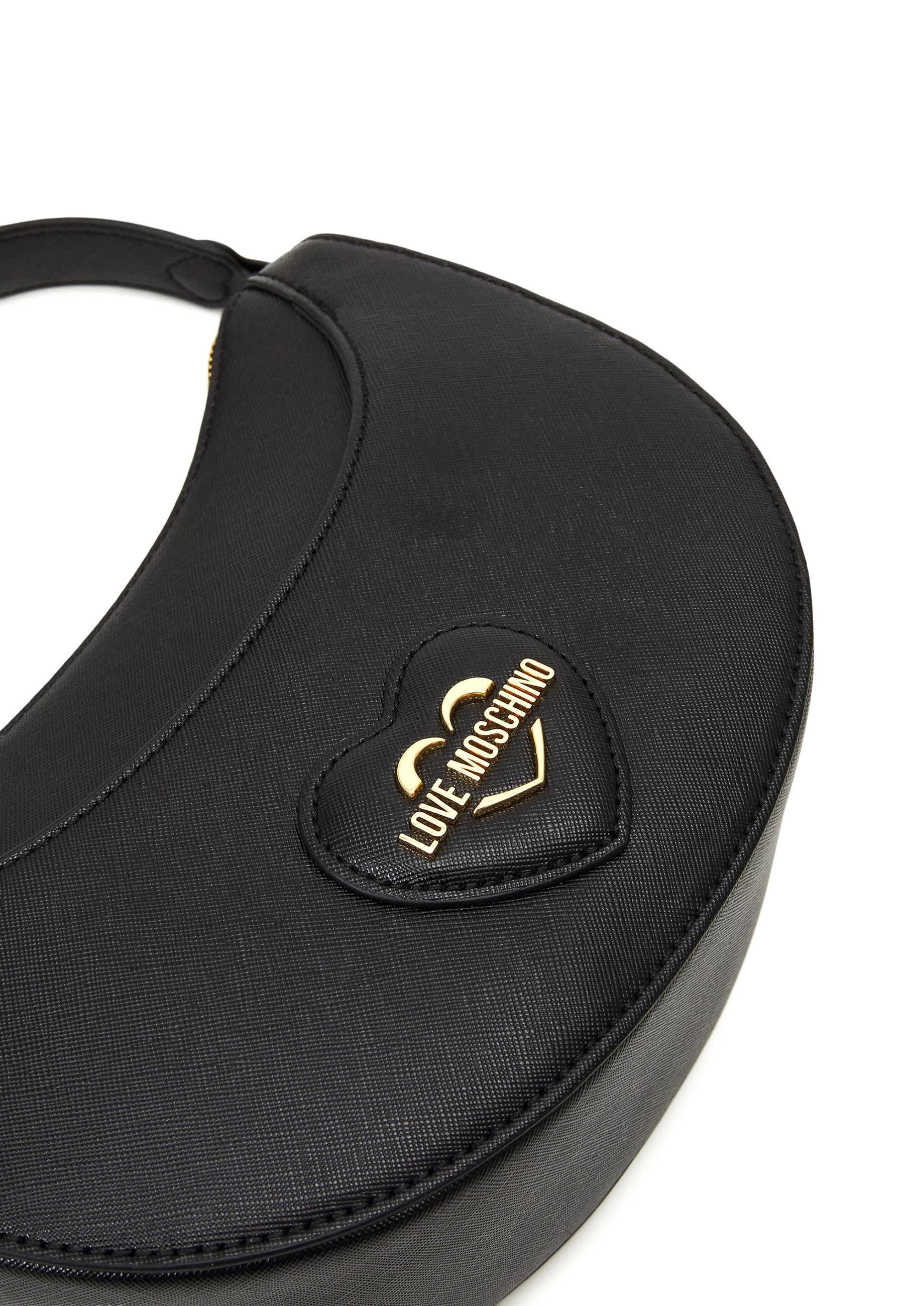 LOVE MOSCHINO Borsa Hobo Rigida Nero JC4262PP0HKL0000 - Sandrini Calzature e Abbigliamento