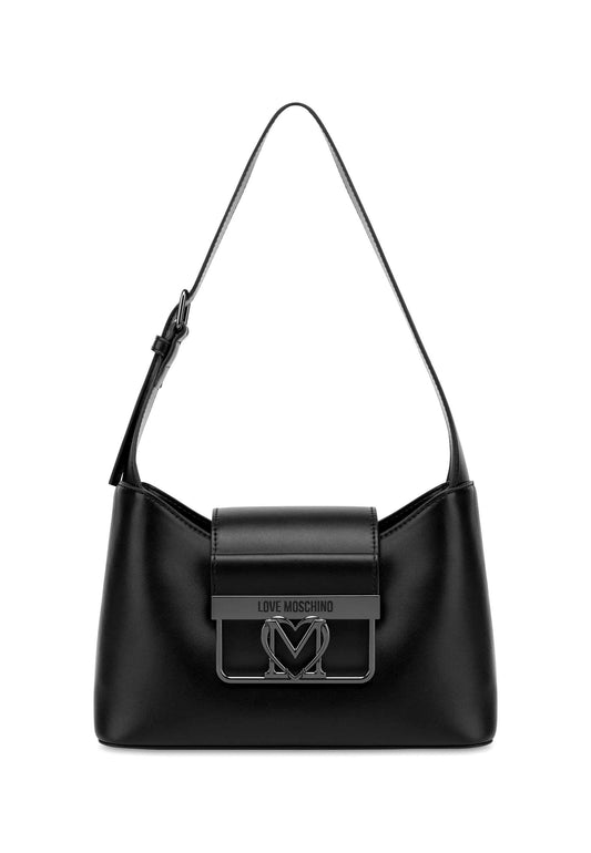LOVE MOSCHINO Borsa Hobo Small Nero JC4201PP0HKW0000 - Sandrini Calzature e Abbigliamento
