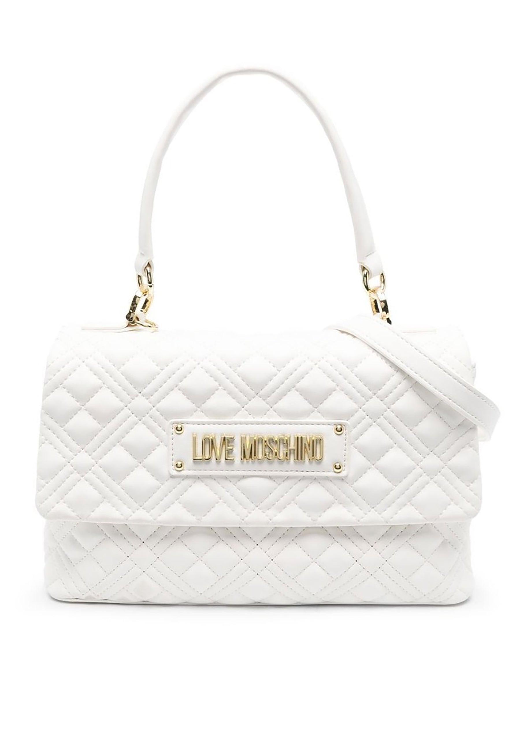 LOVE MOSCHINO Borsa Mano Off White JC4314PP0FLA0120 - Sandrini Calzature e Abbigliamento