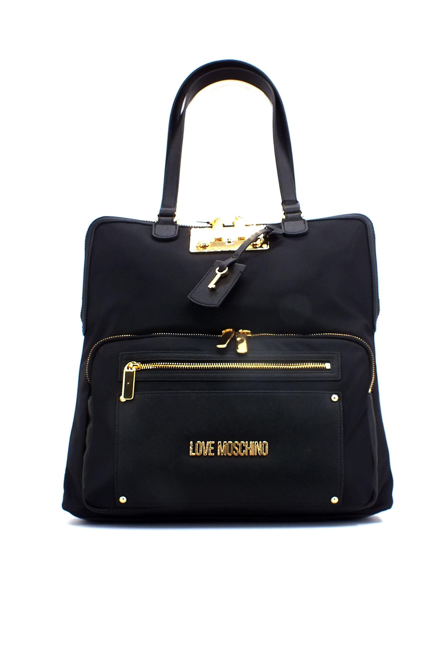 LOVE MOSCHINO Borsa Messenger Nero JC4150PP1GLG100A - Sandrini Calzature e Abbigliamento