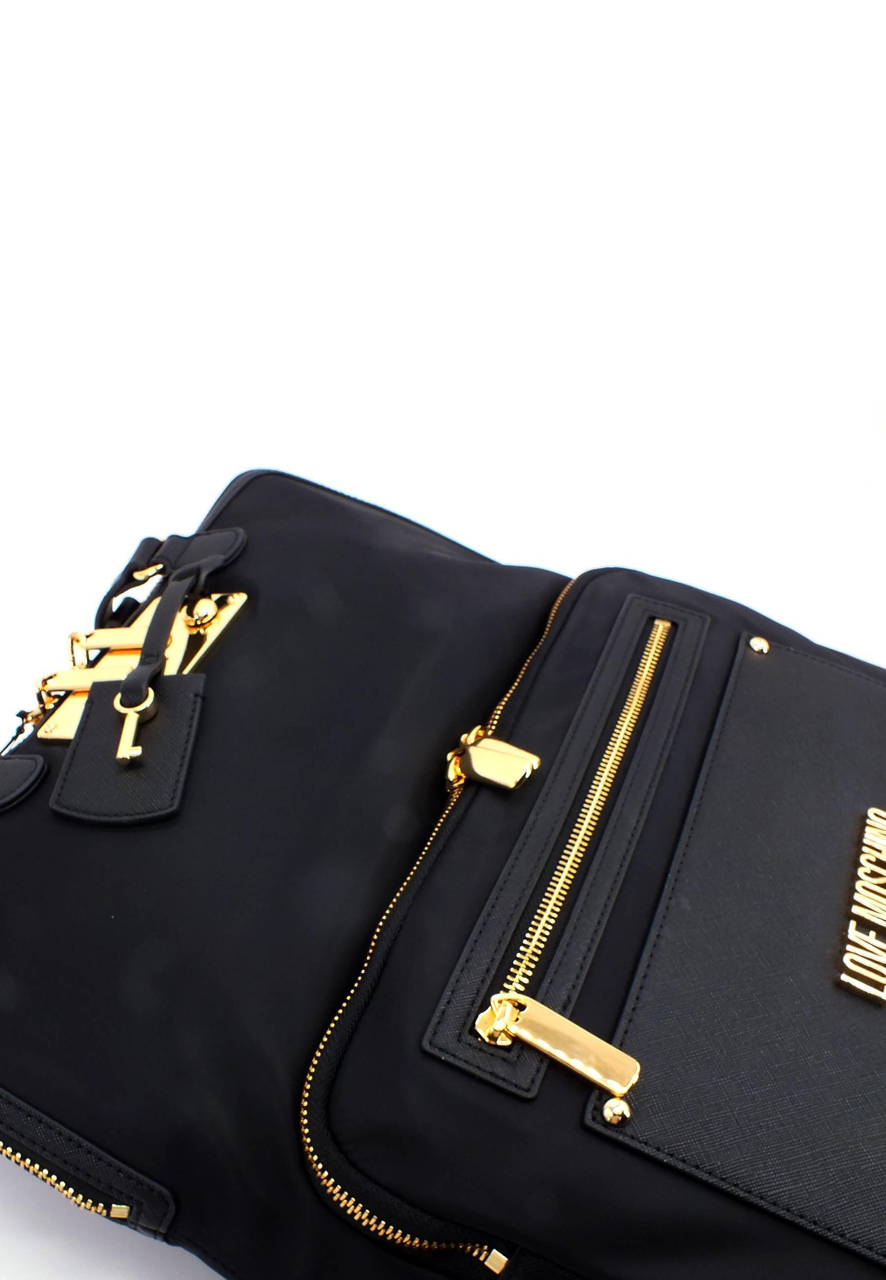 LOVE MOSCHINO Borsa Messenger Nero JC4150PP1GLG100A - Sandrini Calzature e Abbigliamento