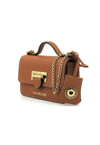 LOVE MOSCHINO Borsa Mini Hand Bag Donna Cammello Marrone JC4110PP1ILJ0201 - Sandrini Calzature e Abbigliamento