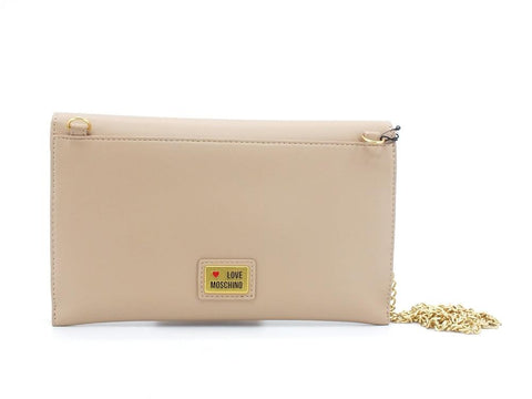 LOVE MOSCHINO Borsa Pochette Clutch Cuori Natural Nued Beige JC4081PP1ELC0107 - Sandrini Calzature e Abbigliamento