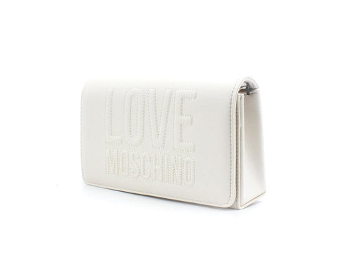LOVE MOSCHINO Borsa Pochette Clutch Logo Avorio JC4063PP1ELL0110 - Sandrini Calzature e Abbigliamento