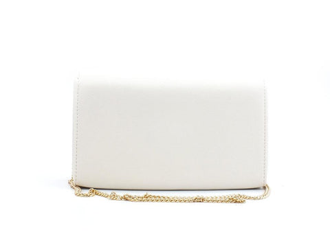 LOVE MOSCHINO Borsa Pochette Clutch Logo Avorio JC4063PP1ELL0110 - Sandrini Calzature e Abbigliamento