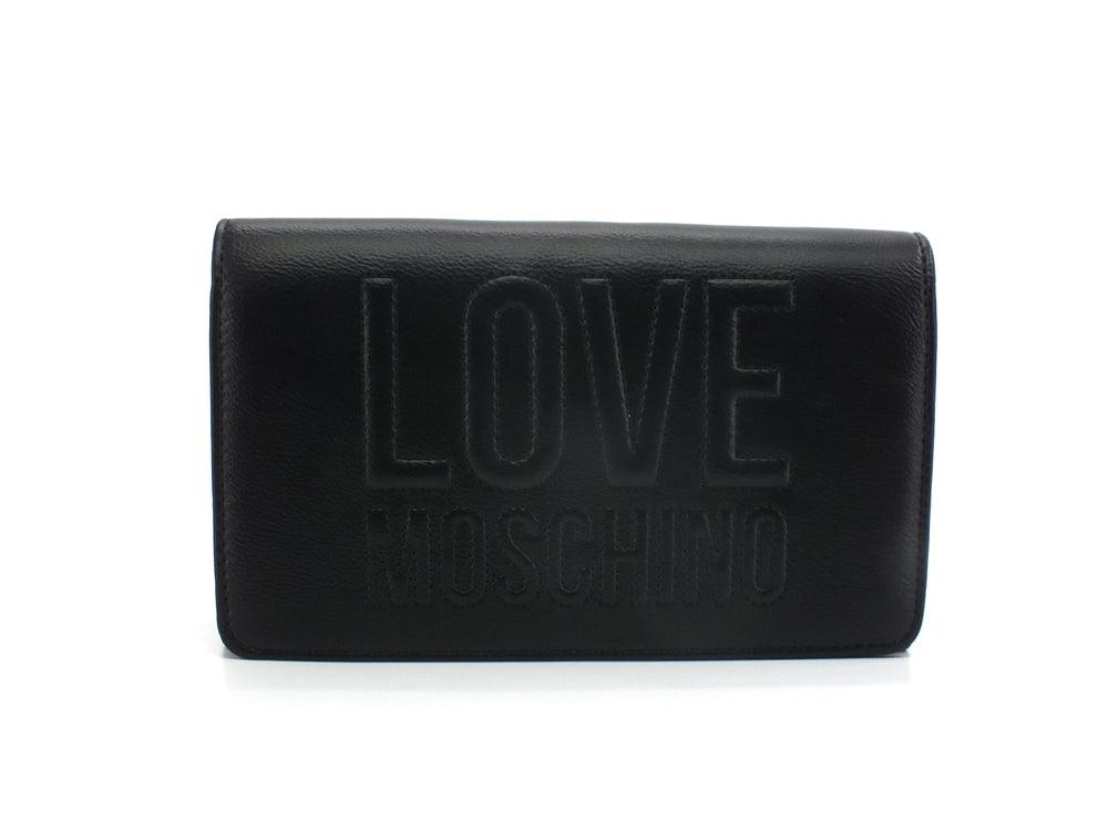 LOVE MOSCHINO Borsa Pochette Clutch Logo Nero JC4063PP1ELL0000 - Sandrini Calzature e Abbigliamento