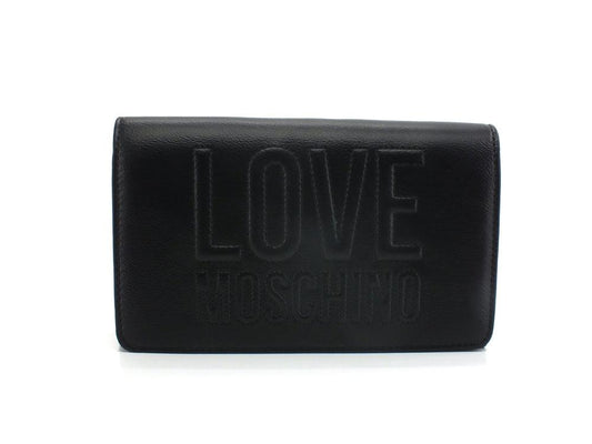 LOVE MOSCHINO Borsa Pochette Clutch Logo Nero JC4063PP1ELL0000 - Sandrini Calzature e Abbigliamento