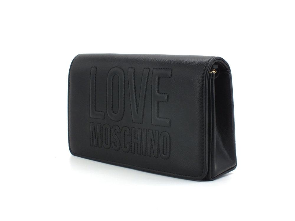 LOVE MOSCHINO Borsa Pochette Clutch Logo Nero JC4063PP1ELL0000 - Sandrini Calzature e Abbigliamento
