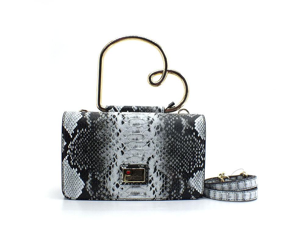 LOVE MOSCHINO Borsa Pochette Clutch Pythin Animalier Roccia JC4390PP0EKI0954 - Sandrini Calzature e Abbigliamento