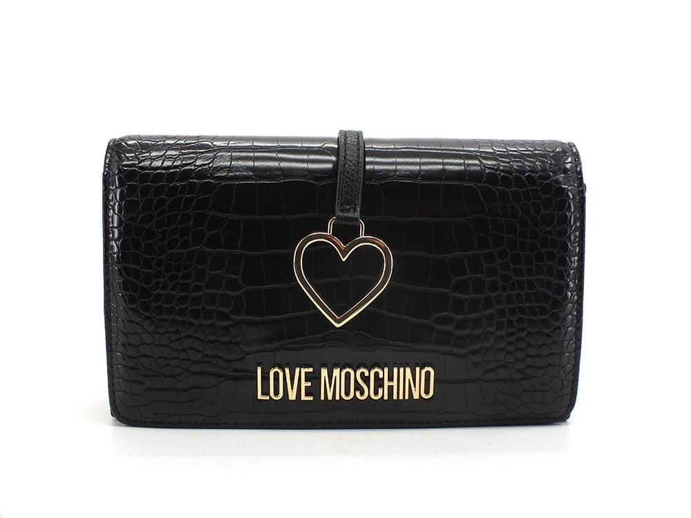 LOVE MOSCHINO Borsa Pochette Cocco Nero JC4290PP0DKF100A - Sandrini Calzature e Abbigliamento