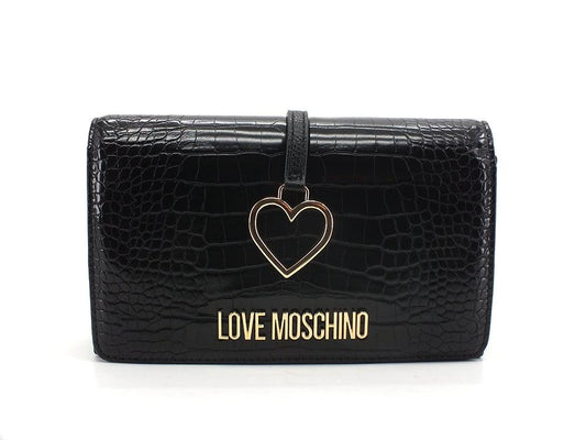 LOVE MOSCHINO Borsa Pochette Cocco Nero JC4290PP0DKF100A - Sandrini Calzature e Abbigliamento
