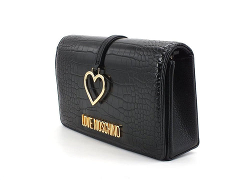 LOVE MOSCHINO Borsa Pochette Cocco Nero JC4290PP0DKF100A - Sandrini Calzature e Abbigliamento