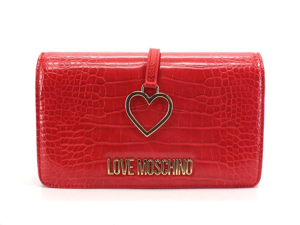 LOVE MOSCHINO Borsa Pochette Cocco Rosso JC4290PP0DKF100A - Sandrini Calzature e Abbigliamento