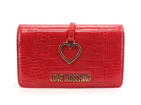 LOVE MOSCHINO Borsa Pochette Cocco Rosso JC4290PP0DKF100A - Sandrini Calzature e Abbigliamento