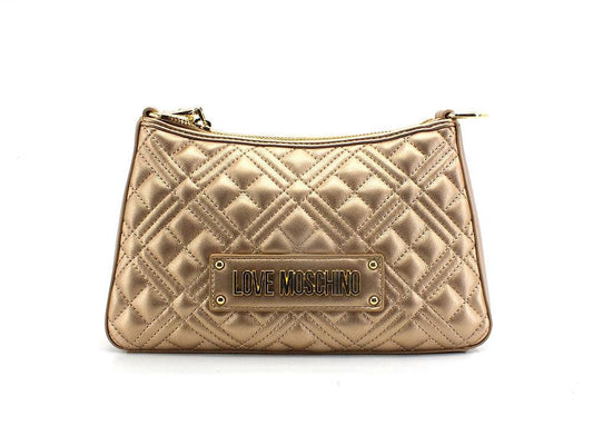 LOVE MOSCHINO Borsa Pochette Quilted Tracolla Oro JC4135PP0ELA0901 - Sandrini Calzature e Abbigliamento