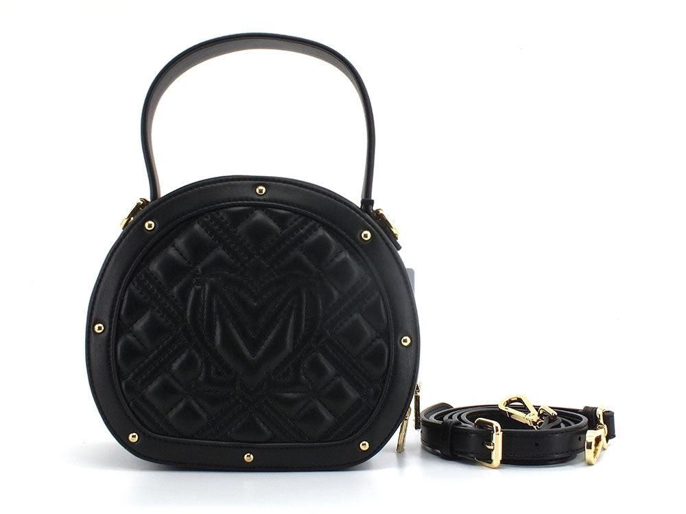 LOVE MOSCHINO Borsa Pochette Tonda Frame Nero JC4316PP0ELA0000 - Sandrini Calzature e Abbigliamento