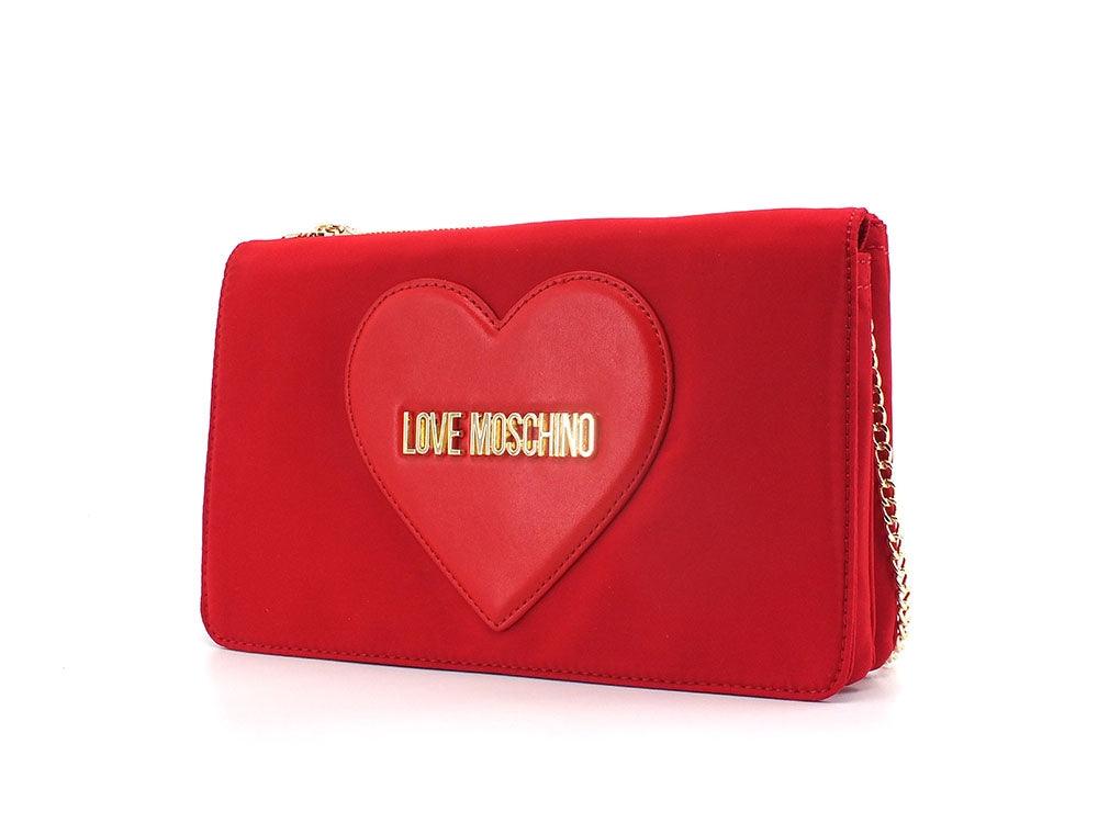 LOVE MOSCHINO Borsa Pochette Tracolla Logo Rosso JC4334PP0EKD150A - Sandrini Calzature e Abbigliamento