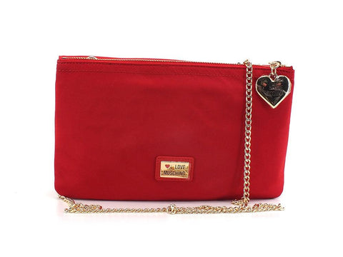 LOVE MOSCHINO Borsa Pochette Tracolla Logo Rosso JC4334PP0EKD150A - Sandrini Calzature e Abbigliamento