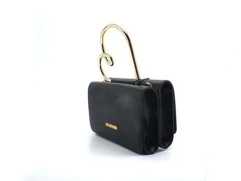 LOVE MOSCHINO Borsa Pochette Tracolla Manico Cuore Nero JC4386PP0EKN0000 - Sandrini Calzature e Abbigliamento