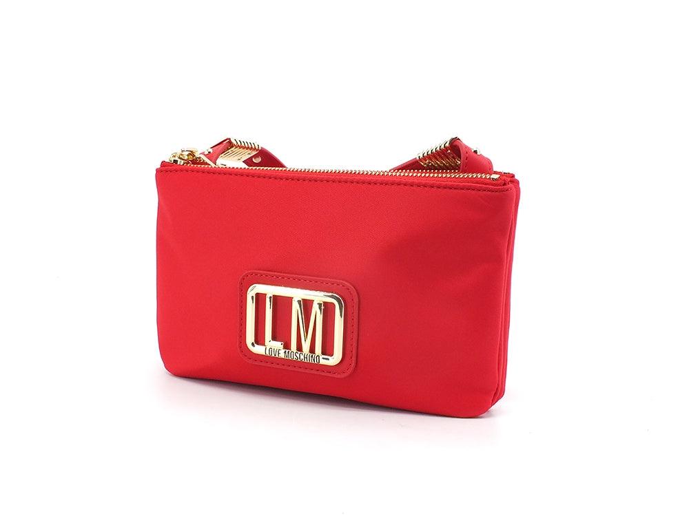 LOVE MOSCHINO Borsa Pochette Tracolla Zip Rosso JC4303PP0DKM0500 - Sandrini Calzature e Abbigliamento