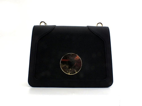 LOVE MOSCHINO Borsa Saddle Clutch Perforated Logo Nero JC4393PP0EKL100A - Sandrini Calzature e Abbigliamento