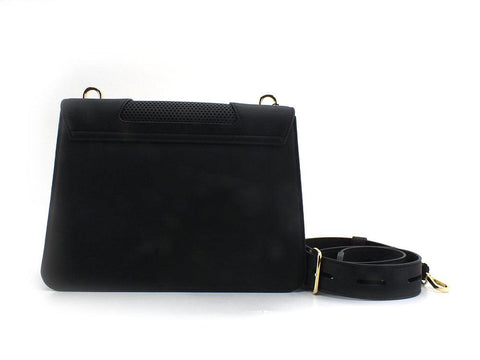 LOVE MOSCHINO Borsa Saddle Clutch Perforated Logo Nero JC4393PP0EKL100A - Sandrini Calzature e Abbigliamento