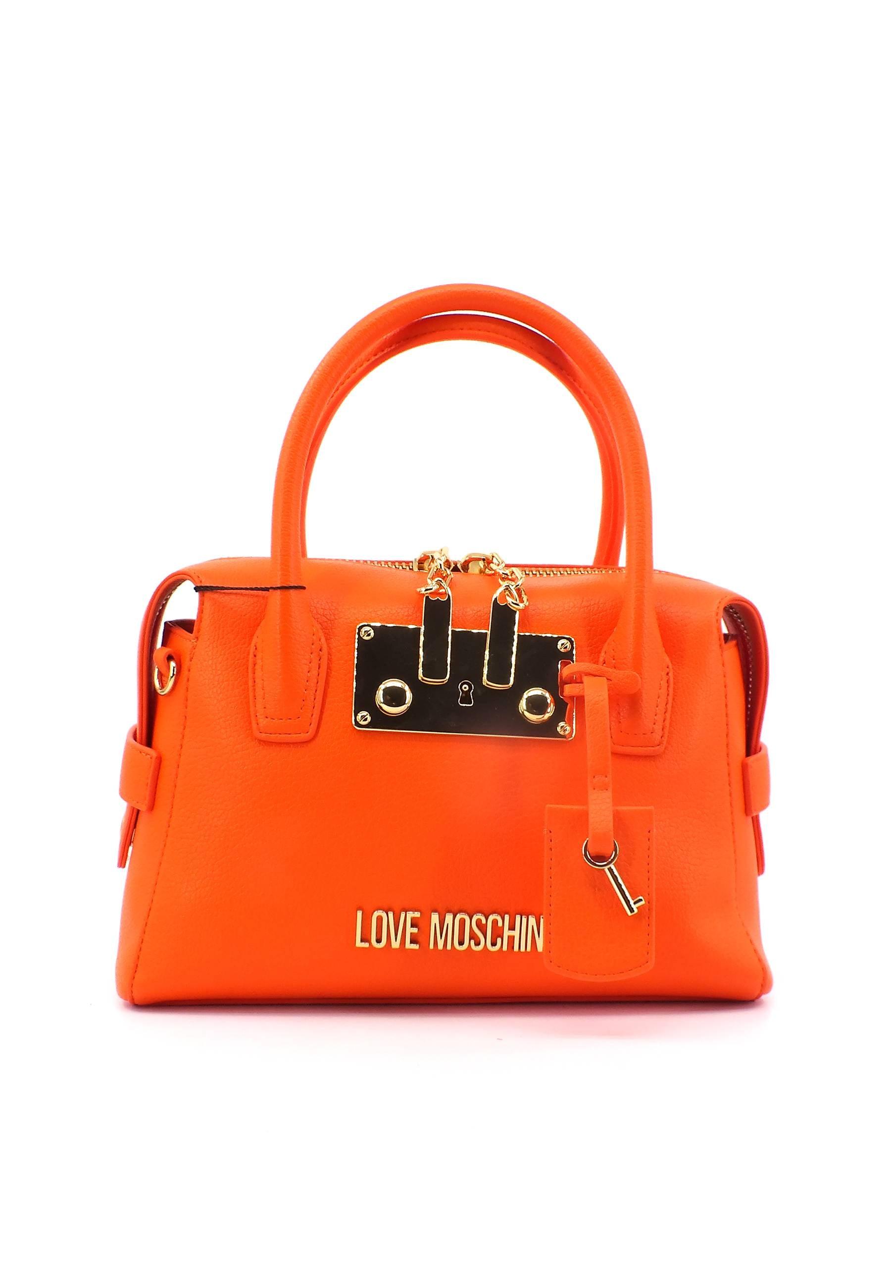 LOVE MOSCHINO Borsa Satchel Arancio JC4091PP1GLU0450 - Sandrini Calzature e Abbigliamento