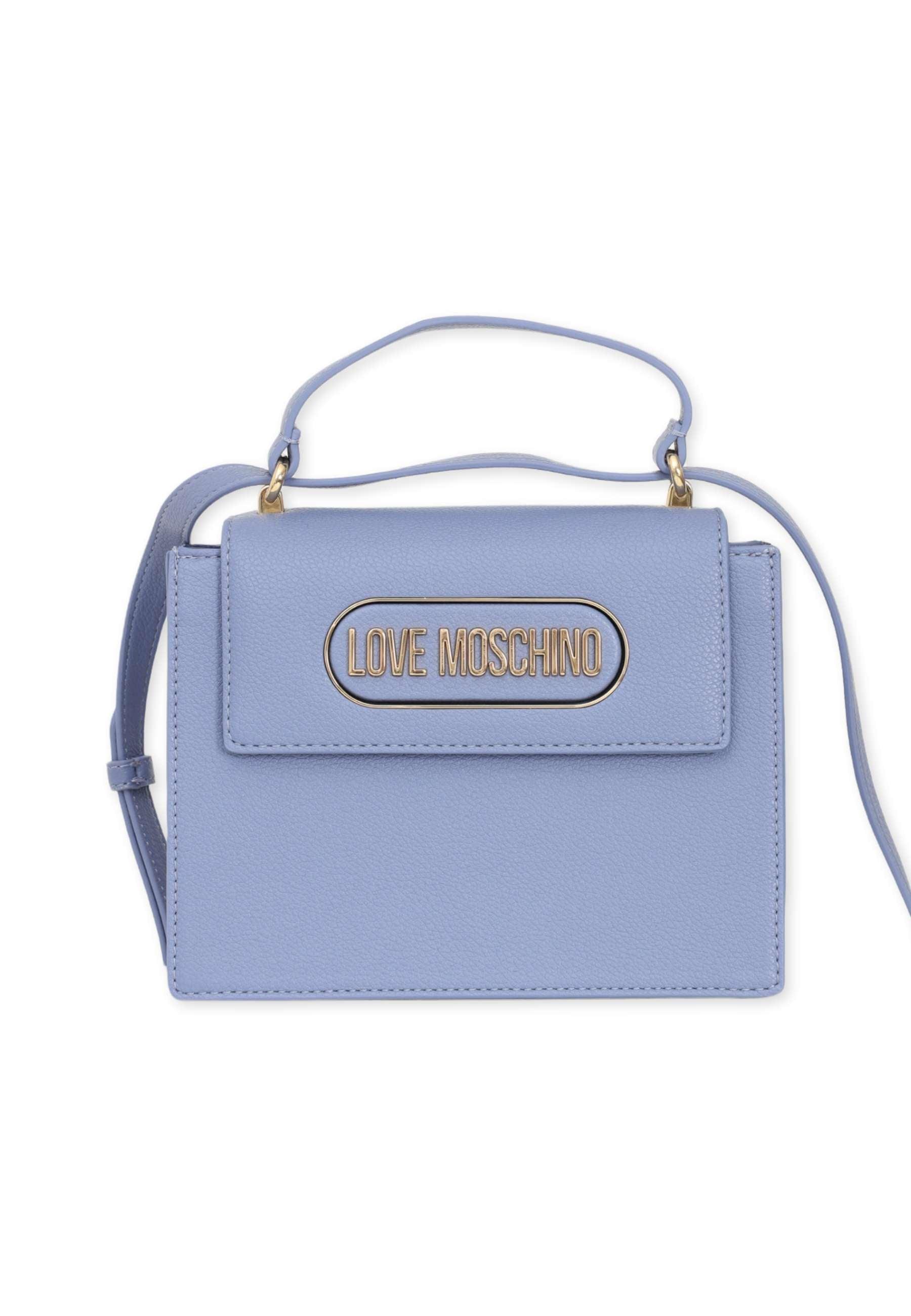 LOVE MOSCHINO Borsa Satchel Azzurro Glicine JC4400PP0FKP0602 - Sandrini Calzature e Abbigliamento