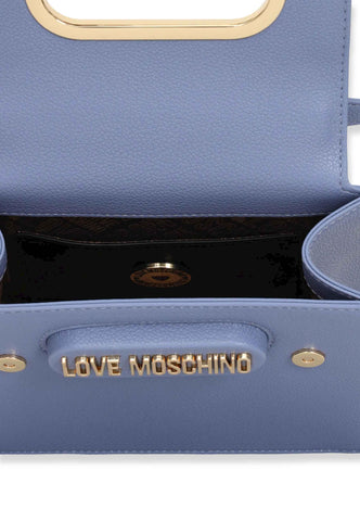 LOVE MOSCHINO Borsa Satchel Azzurro Glicine JC4400PP0FKP0602 - Sandrini Calzature e Abbigliamento