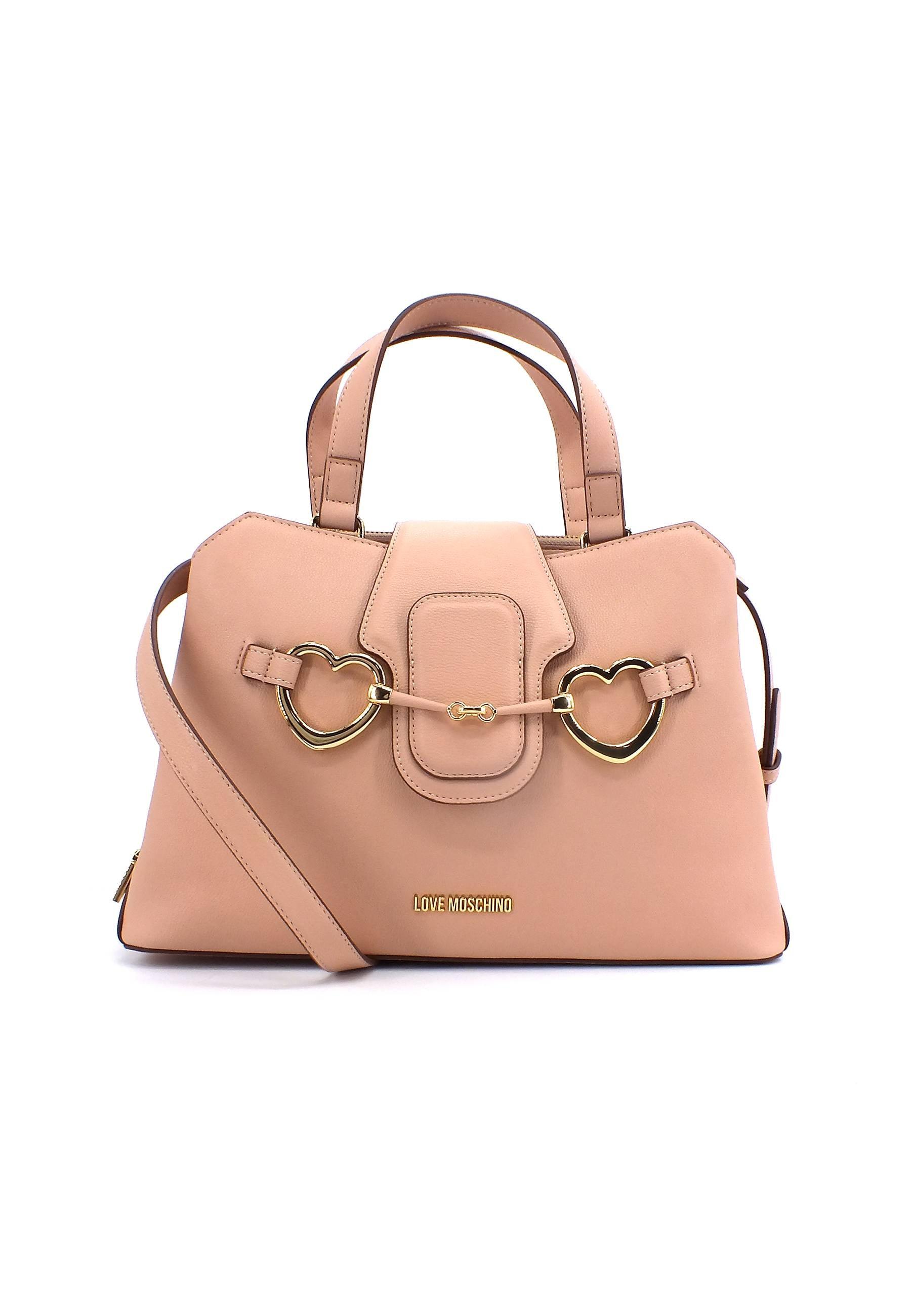 LOVE MOSCHINO Borsa Satchel Cuori Nude JC4131PP1GLI1609 - Sandrini Calzature e Abbigliamento