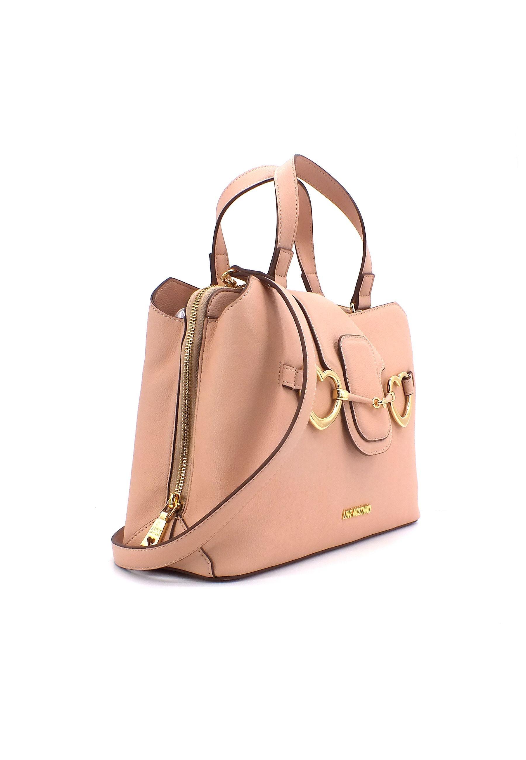LOVE MOSCHINO Borsa Satchel Cuori Nude JC4131PP1GLI1609 - Sandrini Calzature e Abbigliamento