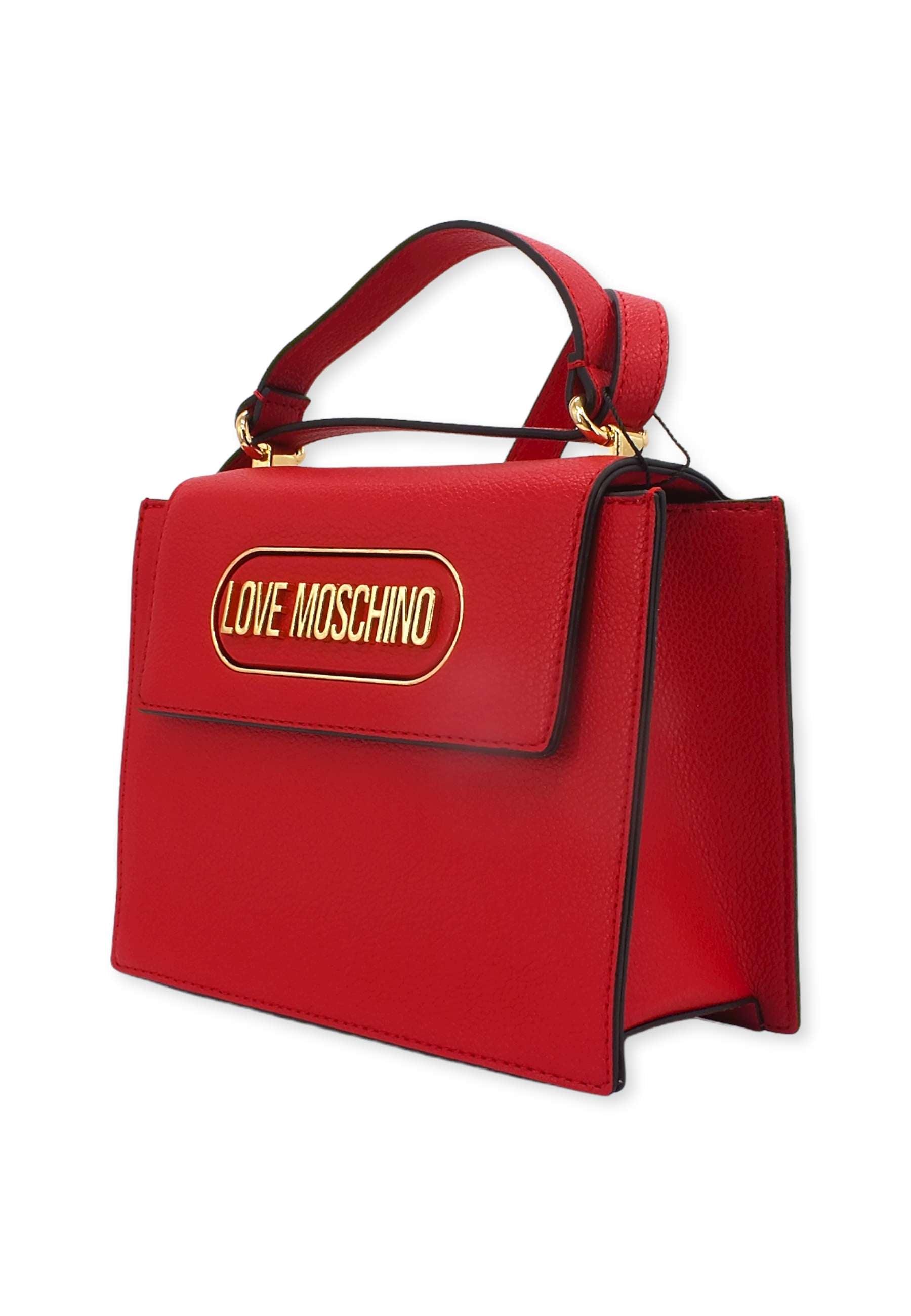 LOVE MOSCHINO Borsa Satchel Rosso JC4400PP0FKP0500 - Sandrini Calzature e Abbigliamento