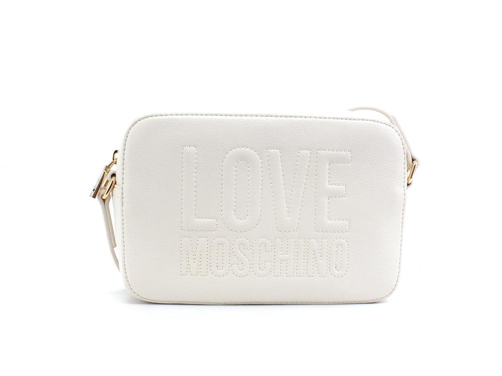 LOVE MOSCHINO Borsa Satchel Zip Logo Avorio JC4057PP1ELL0110 - Sandrini Calzature e Abbigliamento