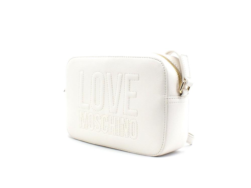 LOVE MOSCHINO Borsa Satchel Zip Logo Avorio JC4057PP1ELL0110 - Sandrini Calzature e Abbigliamento