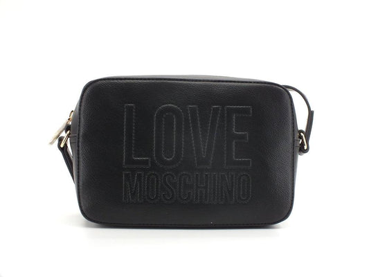LOVE MOSCHINO Borsa Satchel Zip Logo Nero JC4057PP1ELL0000 - Sandrini Calzature e Abbigliamento