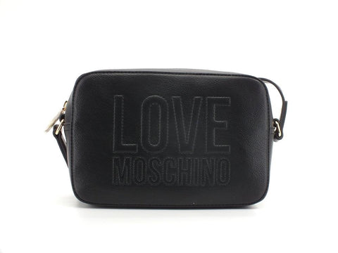 LOVE MOSCHINO Borsa Satchel Zip Logo Nero JC4057PP1ELL0000 - Sandrini Calzature e Abbigliamento