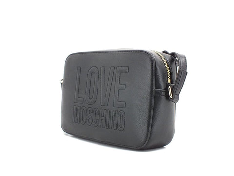 LOVE MOSCHINO Borsa Satchel Zip Logo Nero JC4057PP1ELL0000 - Sandrini Calzature e Abbigliamento