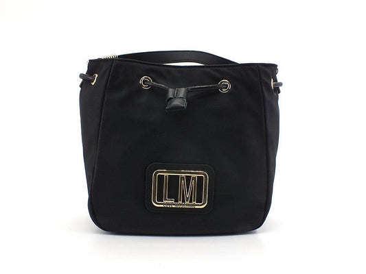 LOVE MOSCHINO Borsa Secchiello Logo Gold Nero JC4298PP0DKM0000 - Sandrini Calzature e Abbigliamento