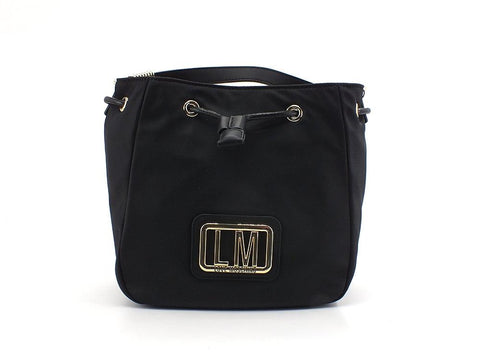 LOVE MOSCHINO Borsa Secchiello Logo Gold Nero JC4298PP0DKM0000 - Sandrini Calzature e Abbigliamento