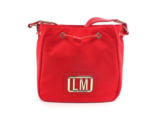 LOVE MOSCHINO Borsa Secchiello Logo Gold Rosso JC4298PP0DKM0500 - Sandrini Calzature e Abbigliamento