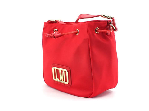 LOVE MOSCHINO Borsa Secchiello Logo Gold Rosso JC4298PP0DKM0500 - Sandrini Calzature e Abbigliamento