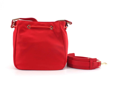 LOVE MOSCHINO Borsa Secchiello Logo Gold Rosso JC4298PP0DKM0500 - Sandrini Calzature e Abbigliamento