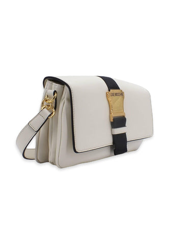 LOVE MOSCHINO Borsa Shoulder Bag Bianco Nero JC4367PP0FKH112A - Sandrini Calzature e Abbigliamento